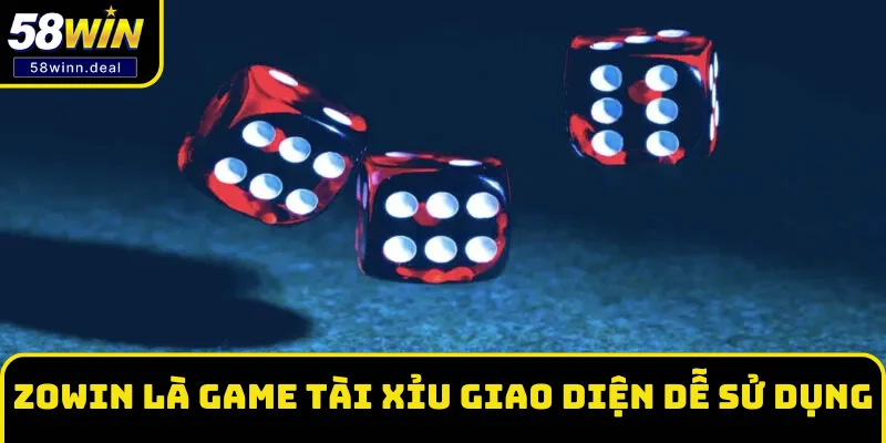 Zowin là game Tài Xỉu trẻ trung, giao diện dễ sử dụng Zowin là game Tài Xỉu trẻ trung, giao diện dễ sử dụng